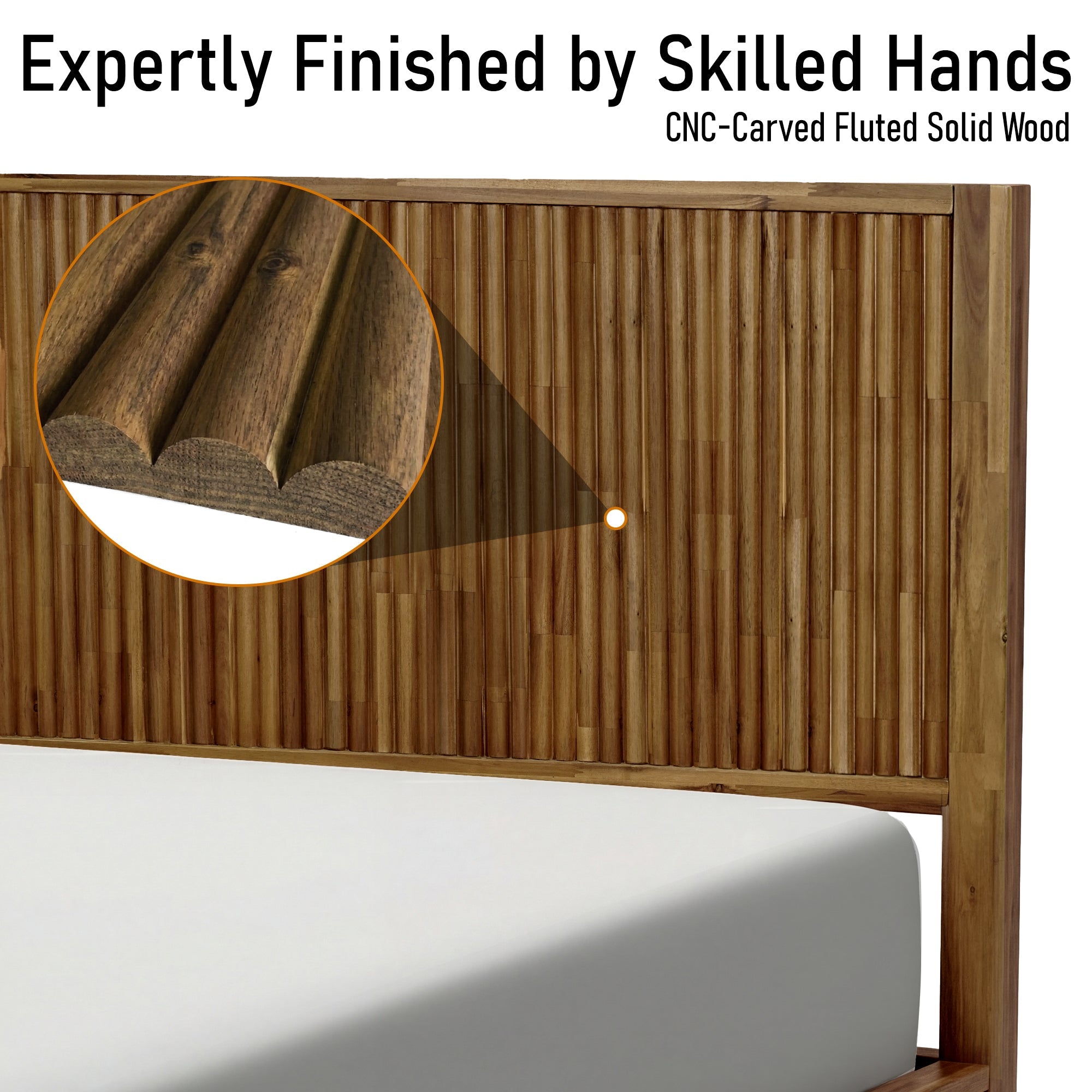 Bosk Solid Wood Bed Frame - HearthHub