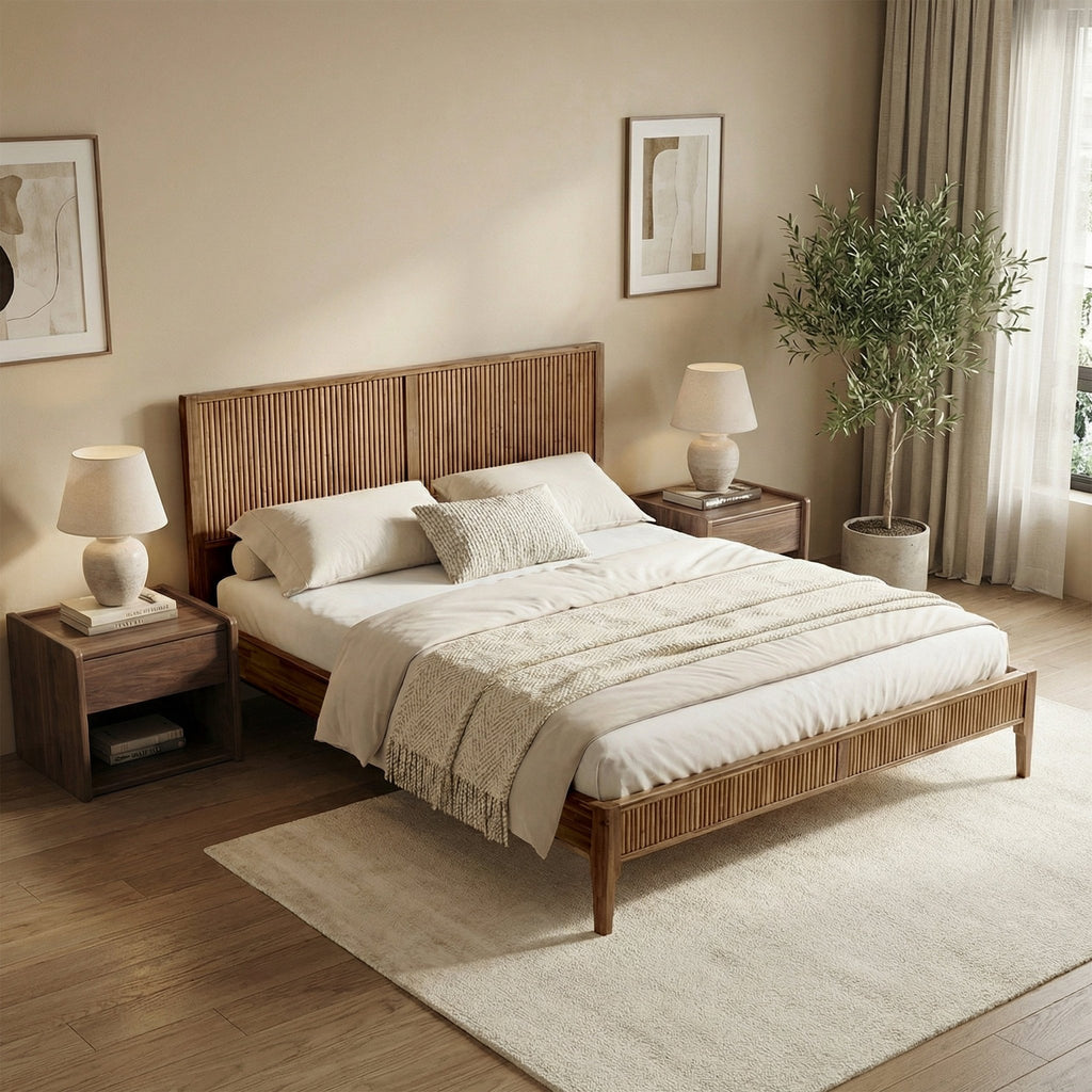 Bosk Solid Wood Bed Frame - HearthHub