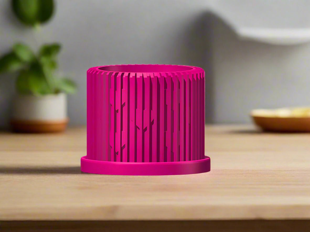 Modern Heart - Shaped Planter with Drainage & Saucer – Unique Valentine’s Day Gift for Plant Lovers, 3d Printed Planter Home Hosting Decor, - HearthHub