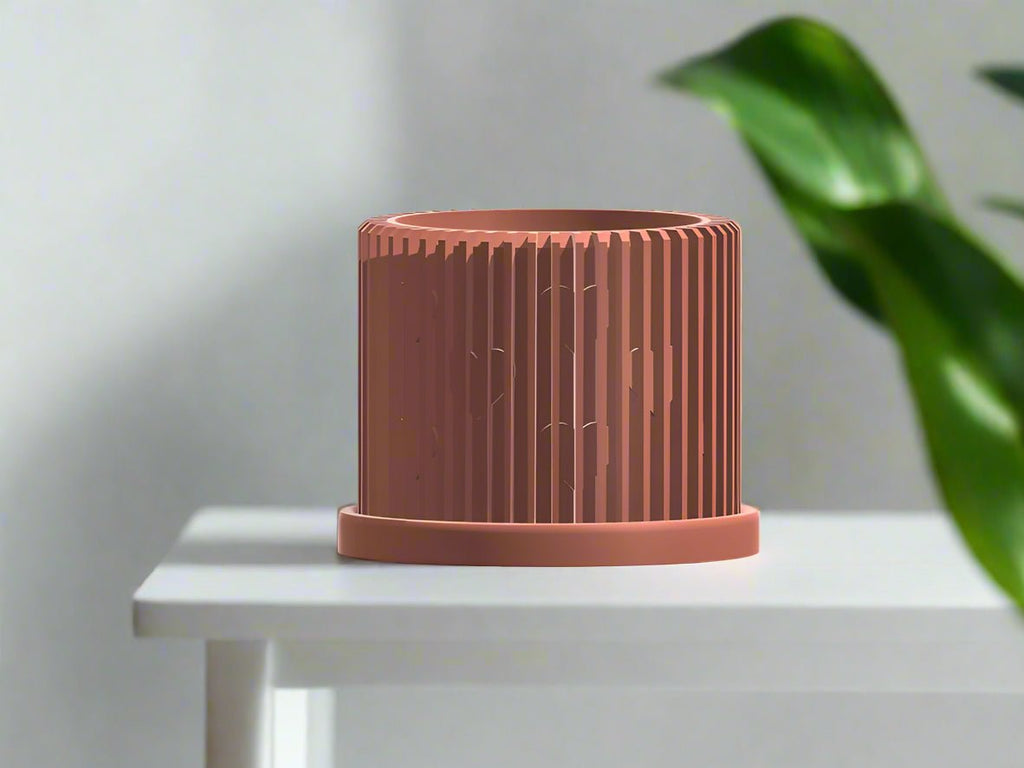 Modern Heart - Shaped Planter with Drainage & Saucer – Unique Valentine’s Day Gift for Plant Lovers, 3d Printed Planter Home Hosting Decor, - HearthHub