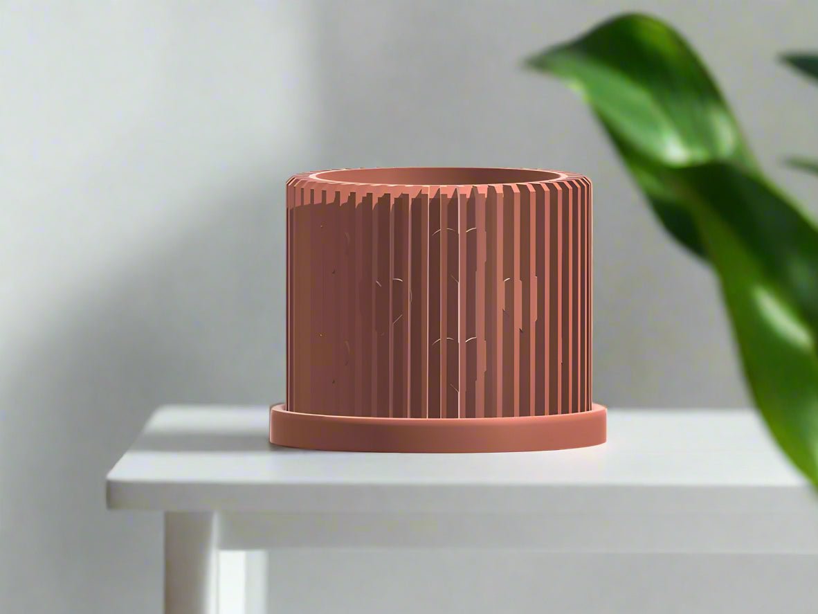 Modern Heart - Shaped Planter with Drainage & Saucer – Unique Valentine’s Day Gift for Plant Lovers, 3d Printed Planter Home Hosting Decor, - HearthHub