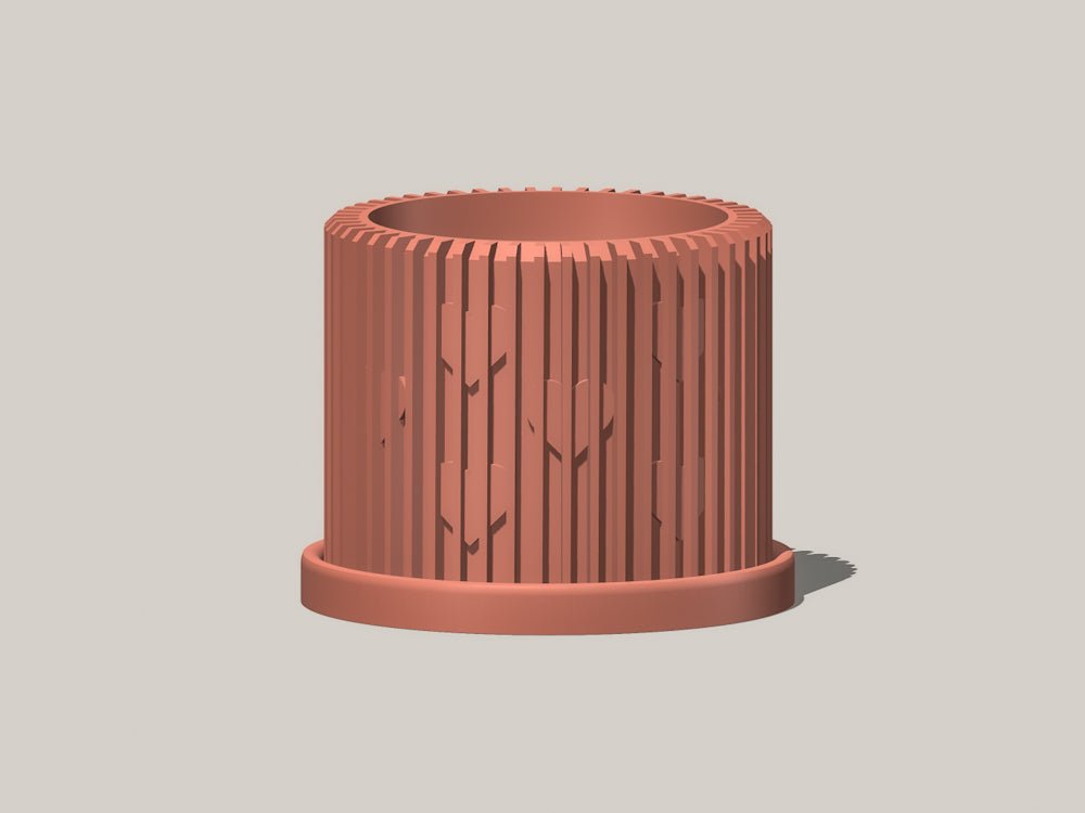 Modern Heart - Shaped Planter with Drainage & Saucer – Unique Valentine’s Day Gift for Plant Lovers, 3d Printed Planter Home Hosting Decor, - HearthHub