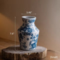 Indigo Porcelain Vase - HearthHub