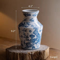 Indigo Porcelain Vase - HearthHub