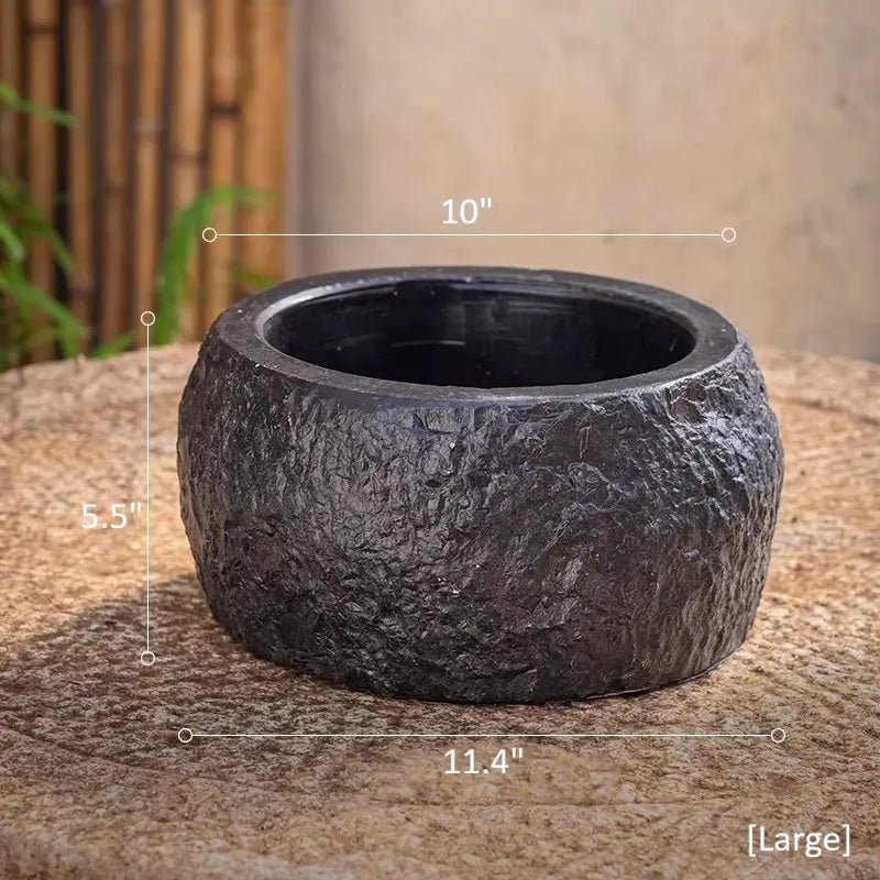 Mesa Cement Pot Planter - HearthHub