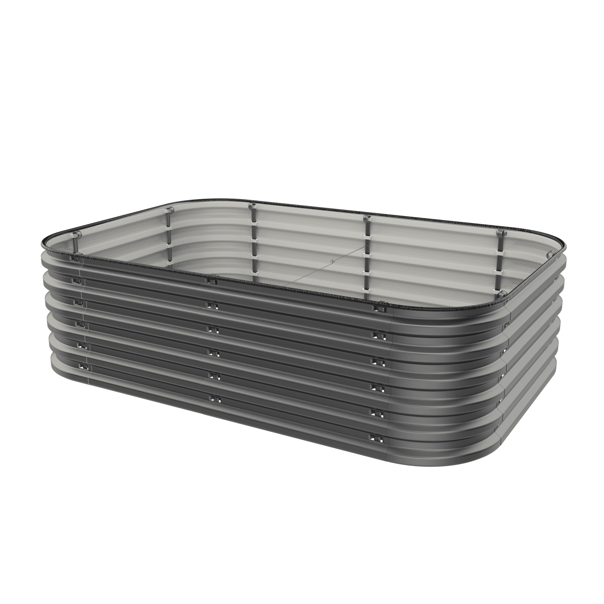 Gro - Rite "No Tools Needed" Premium Metal Raised Garden Bed Kit - HearthHub