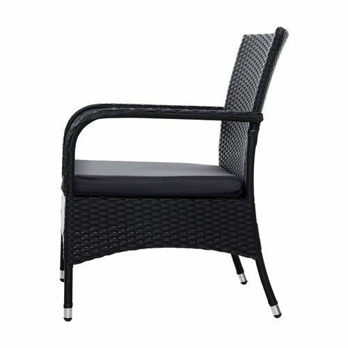 Outdoor Furniture Patio Set Wicker Outdoor Conversation Set Chairs - HearthHub