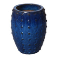 Round Studded Handcrafted Ceramic Outdoor Planter - HearthHub