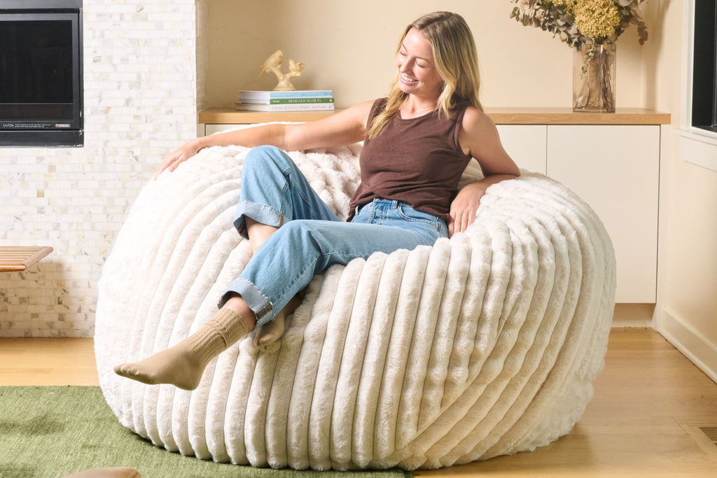 Classic Bean Bag Chair (Standard) - HearthHub