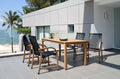 Orlando Wood Table and Manhattan Black Dining Set - HearthHub