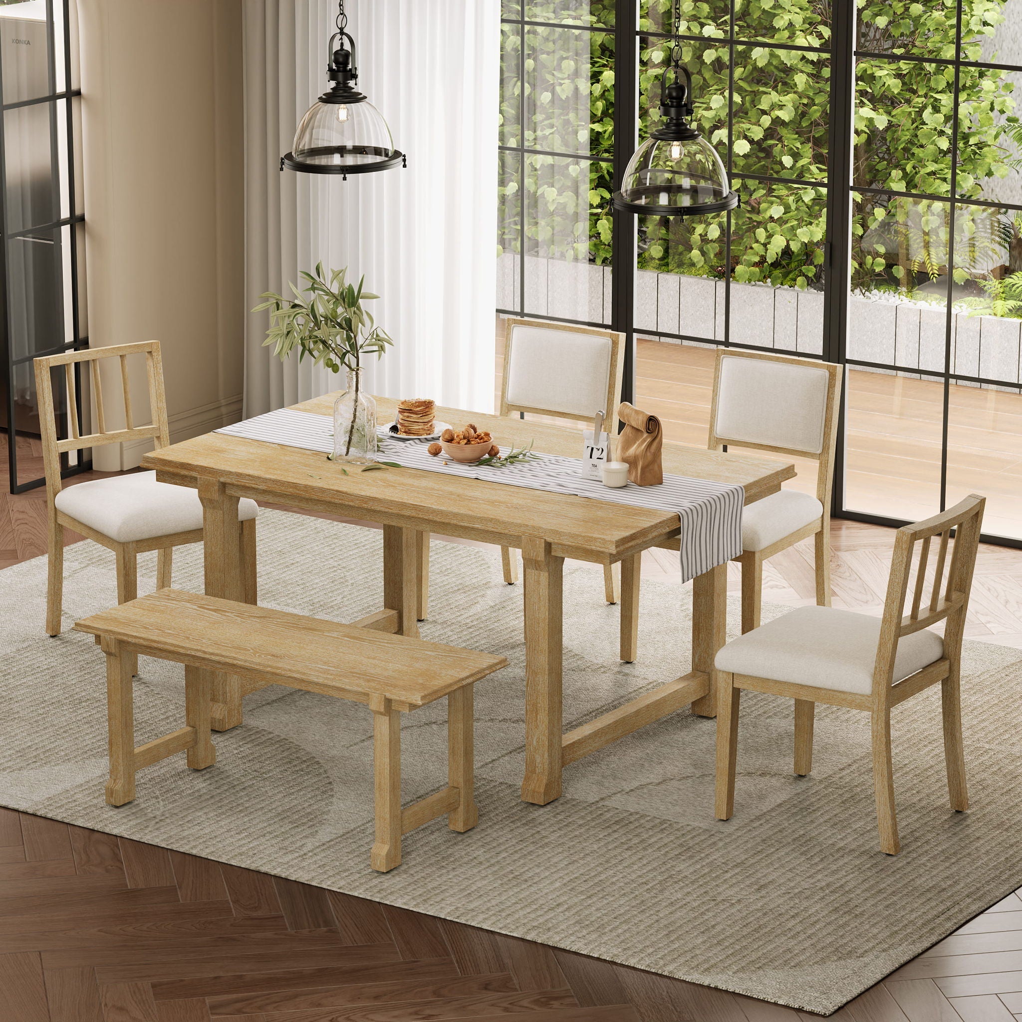 6 Piece Kitchen & Dining Room Furniture - HearthHub