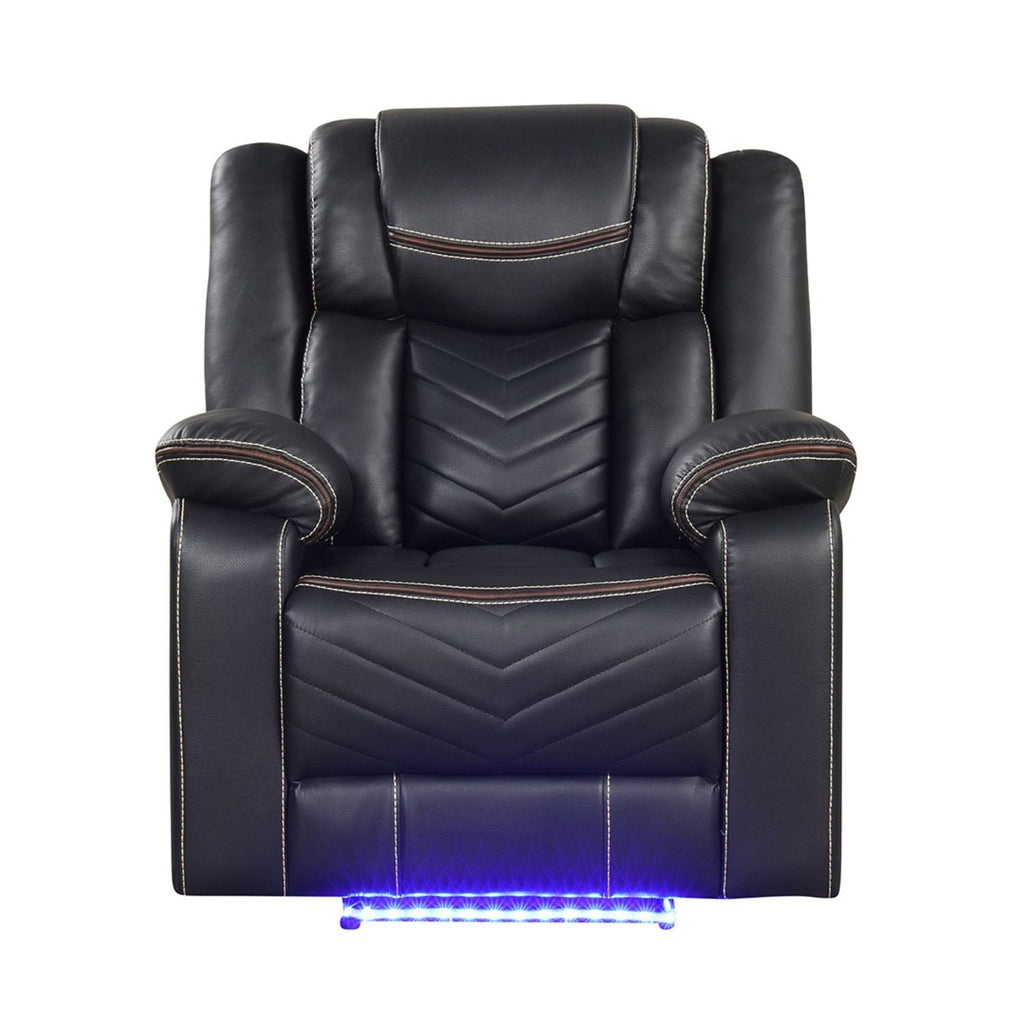 Challenger - LED Power Recliner Chair - HearthHub