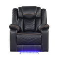 Challenger - LED Power Recliner Chair - HearthHub