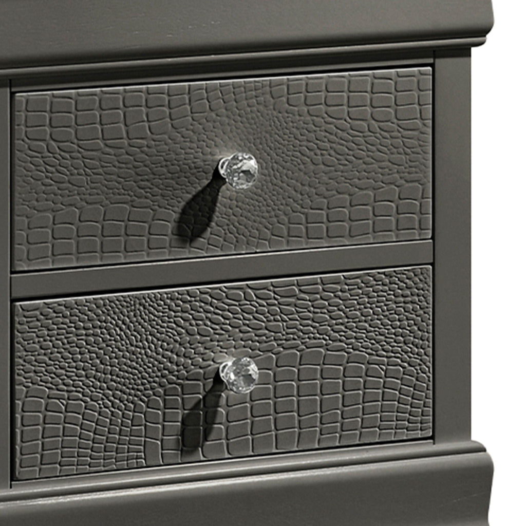 Blaze - 2 Drawer Nightstand - HearthHub