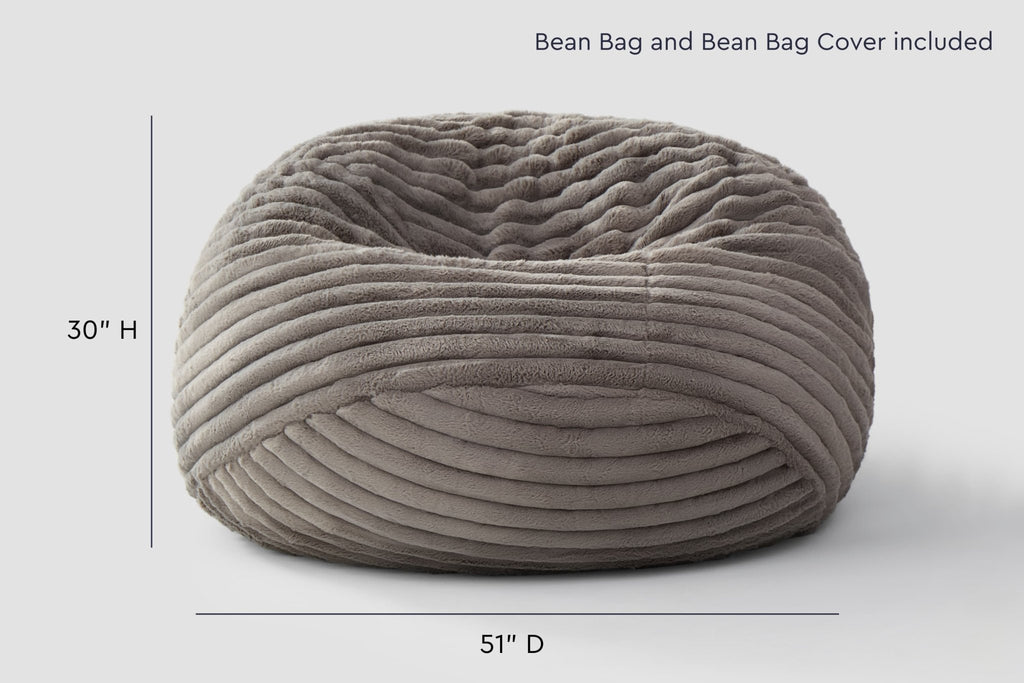 Classic Bean Bag Chair (Standard) - HearthHub
