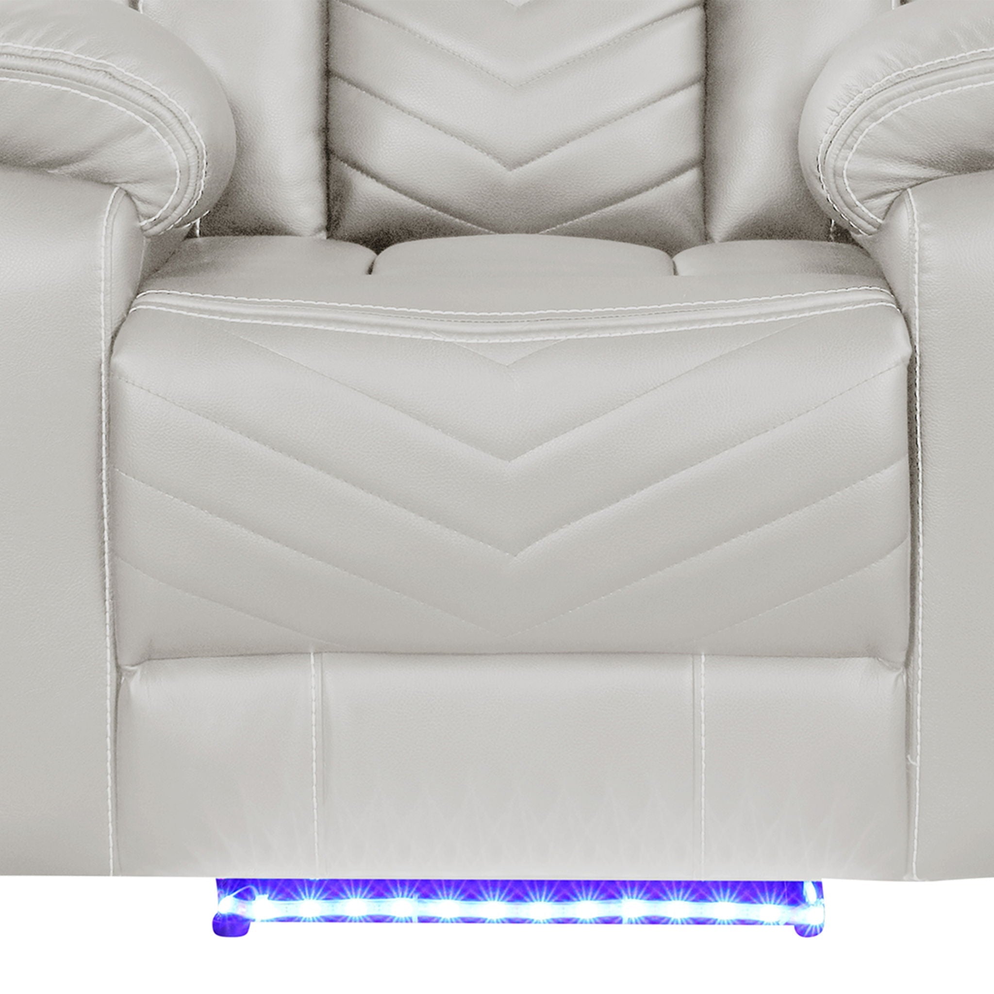 Challenger - LED Power Recliner Chair - HearthHub