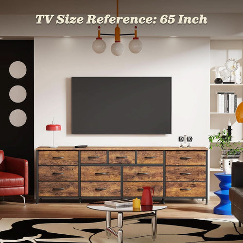 70 Inch Dresser TV Entertainment Center With Drawers - HearthHub