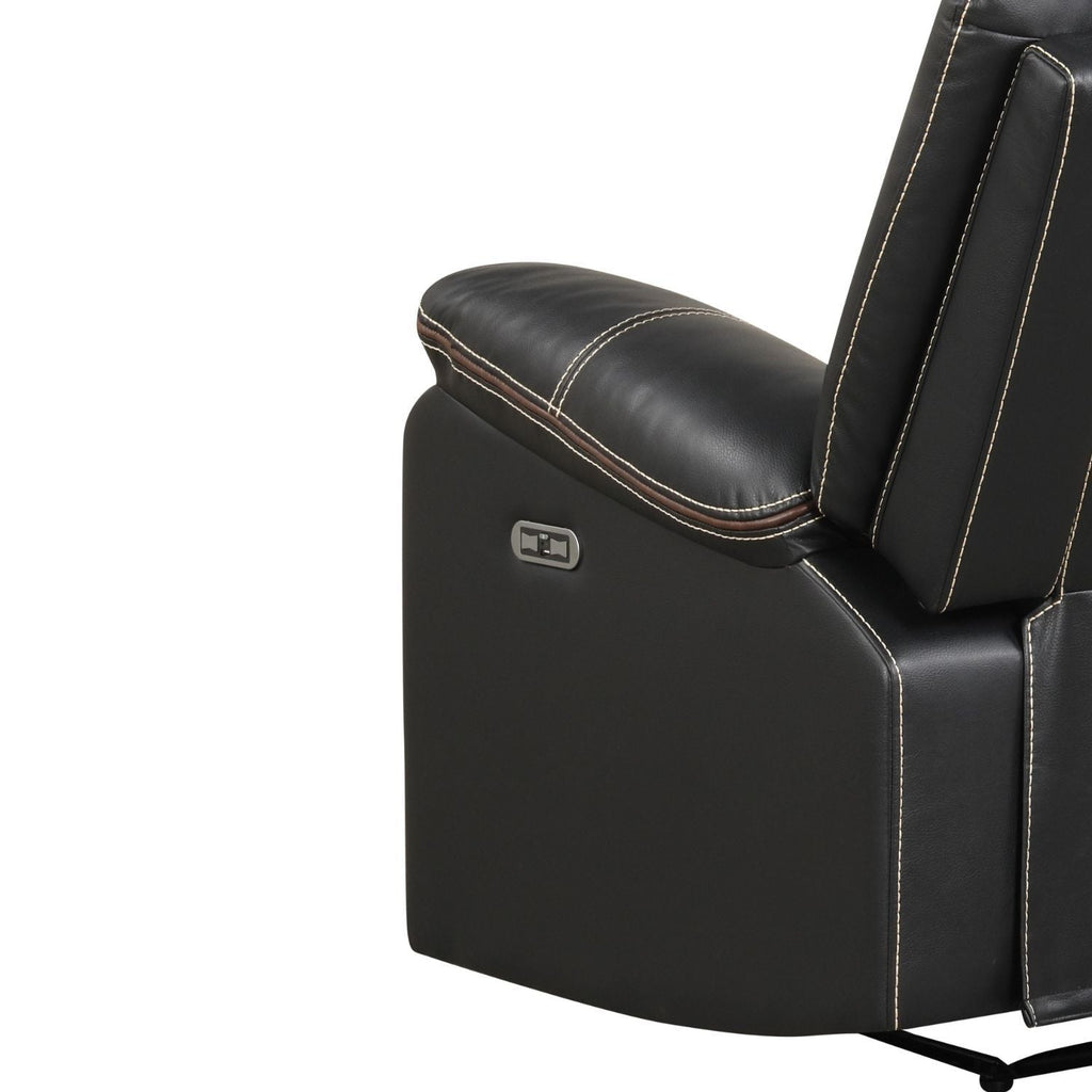 Challenger - LED Power Recliner Loveseat - HearthHub