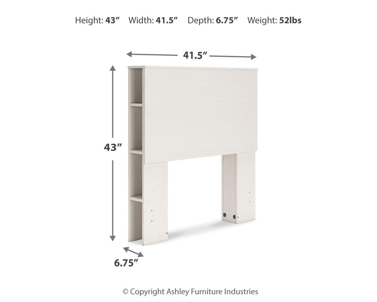 Aprilyn - Bookcase Headboard - HearthHub