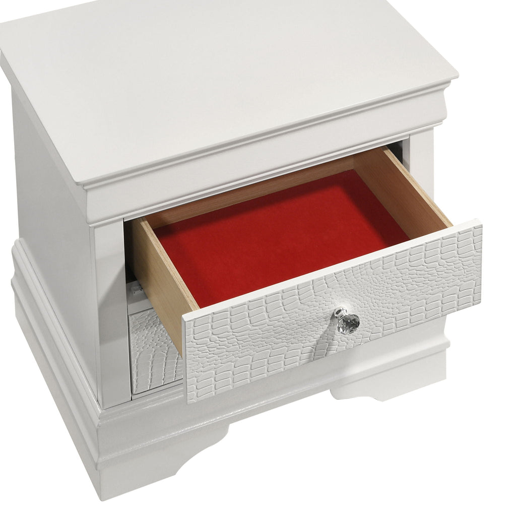Blaze - 2 Drawer Nightstand - HearthHub