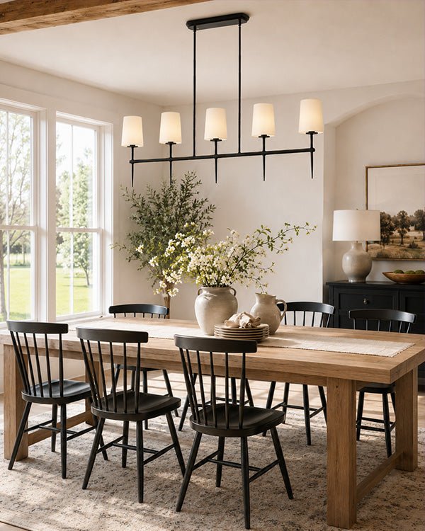 5 Light Linear Chandelier - HearthHub