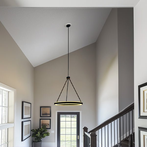 Adjustable Round LED Chandelier - HearthHub