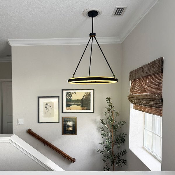 Adjustable Round LED Chandelier - HearthHub