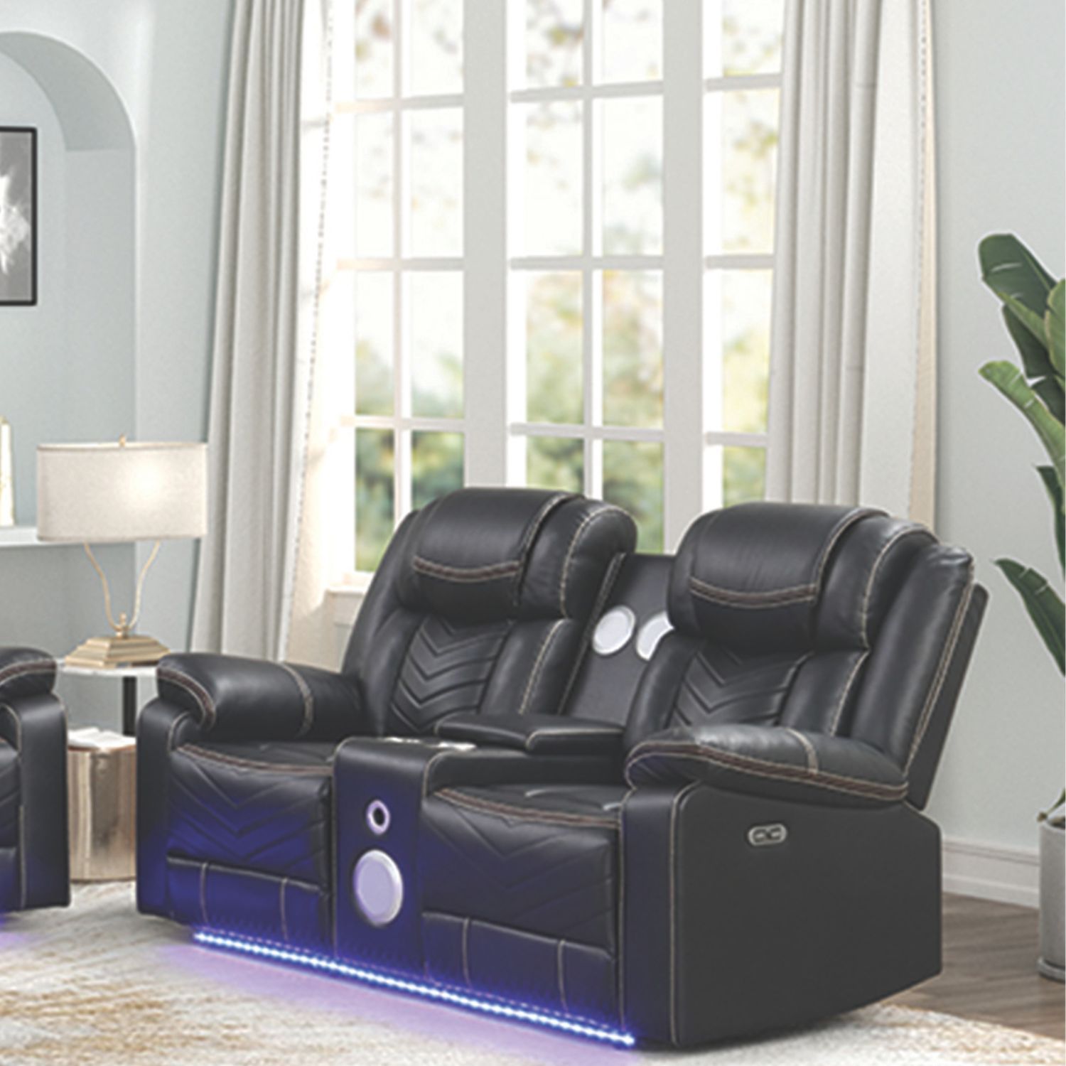 Challenger - LED Power Recliner Set - HearthHub