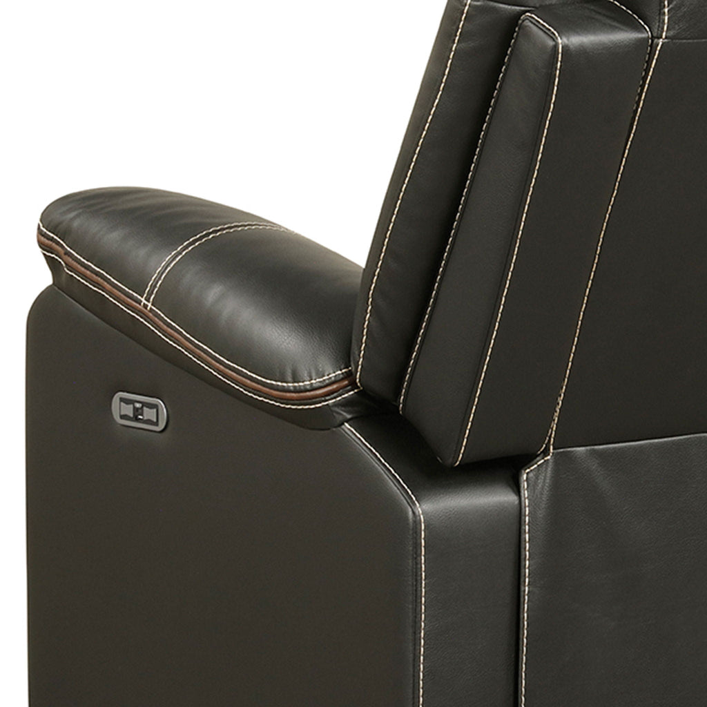 Challenger - LED Power Recliner Loveseat - HearthHub