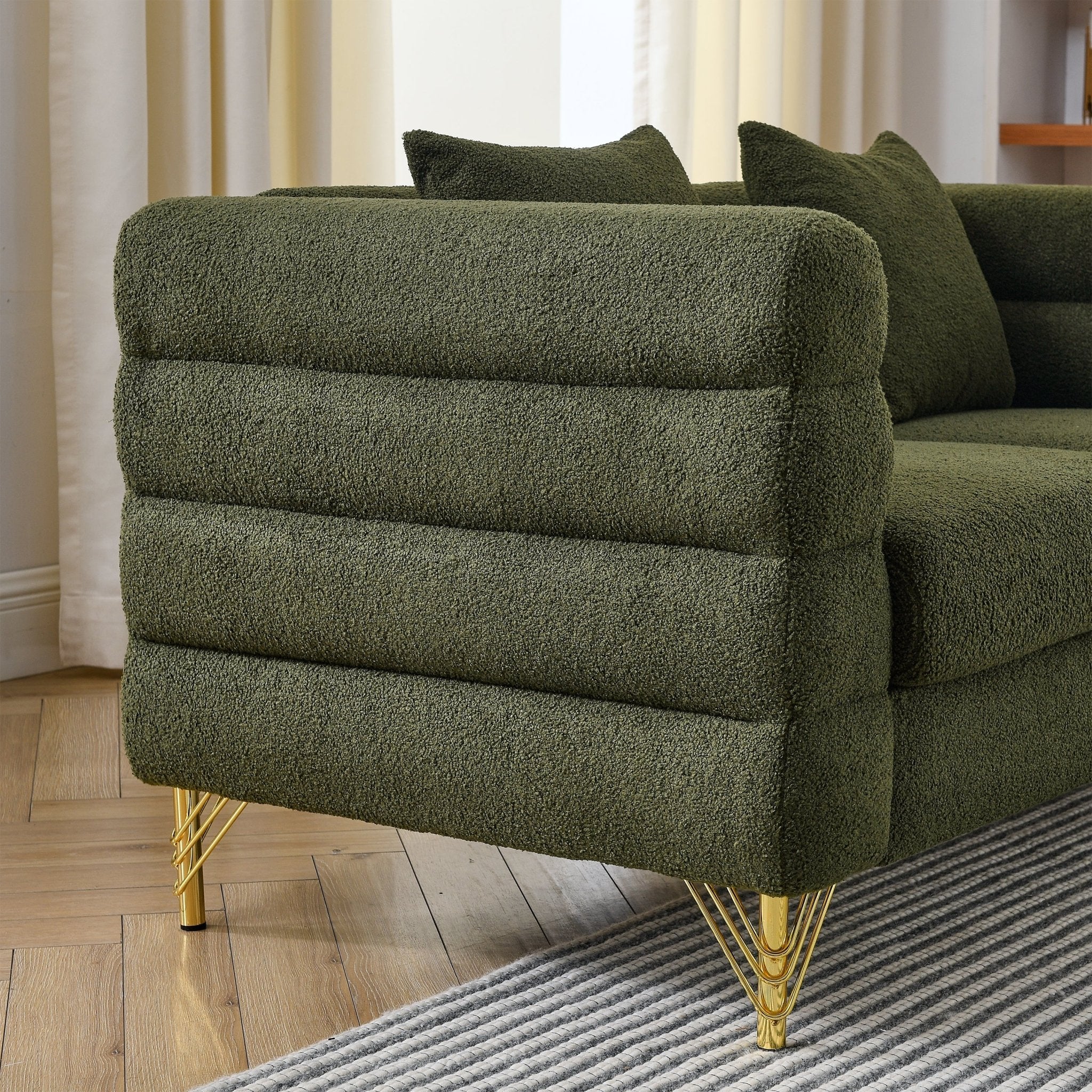Green Teddy Sofa - HearthHub