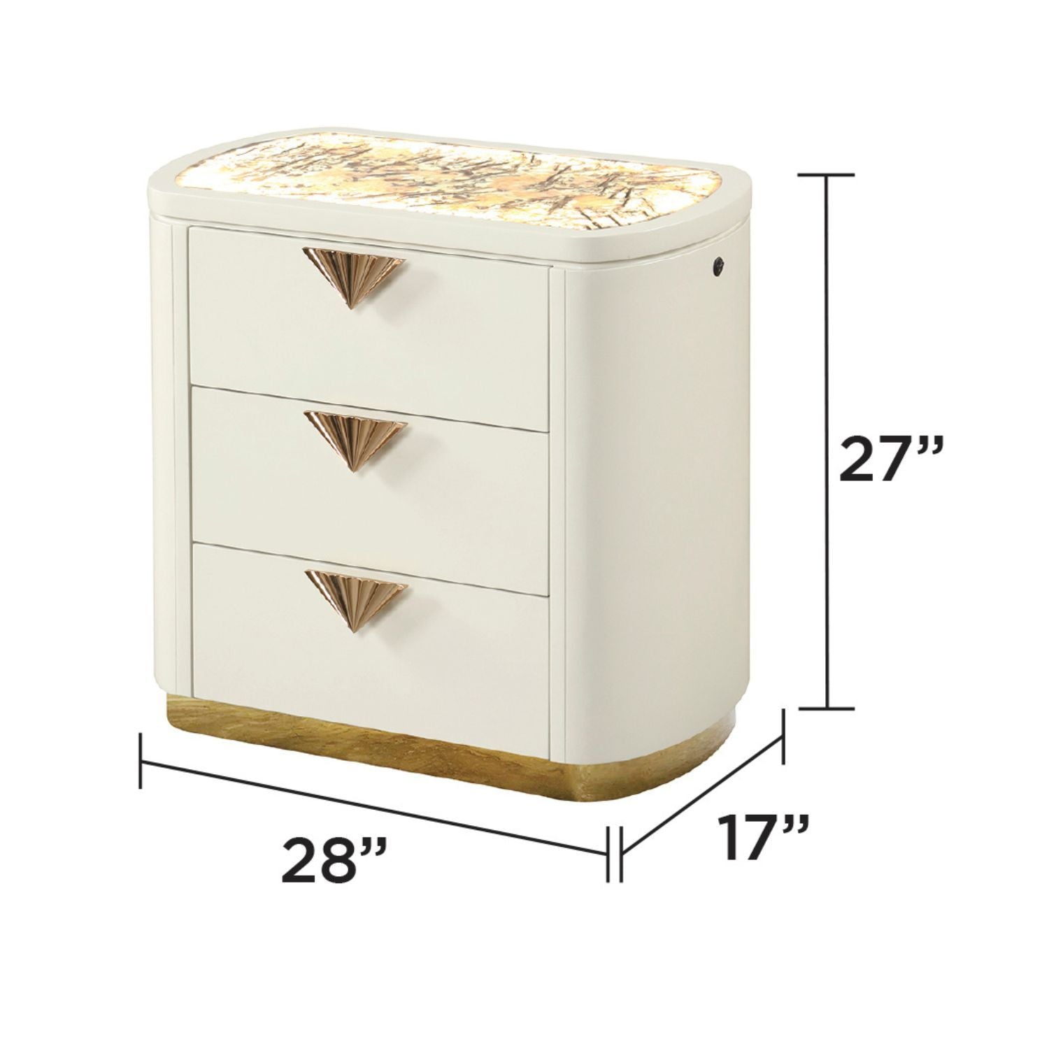 La Pierre - Bedroom Set With Upholstered LED Bed - HearthHub