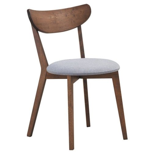 Set of 2 Dining Chairs Upholstered Curved Back Side - HearthHub