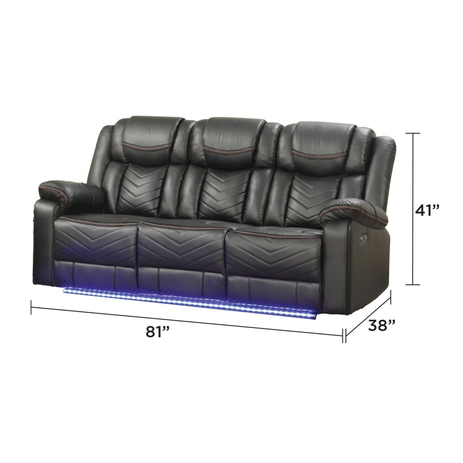 Challenger - LED Power Recliner Set - HearthHub