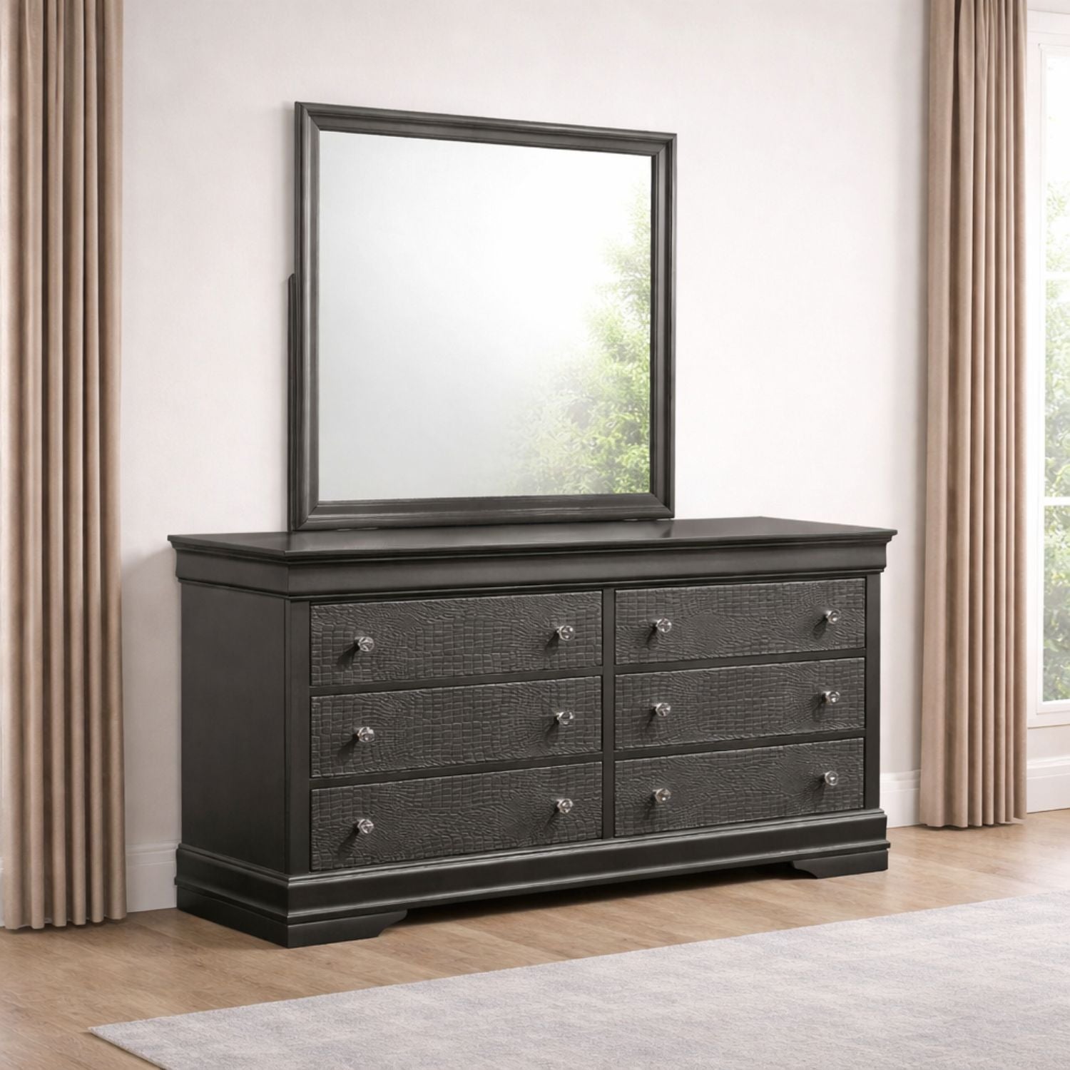 Blaze - Modern 6 Drawer Dresser - HearthHub