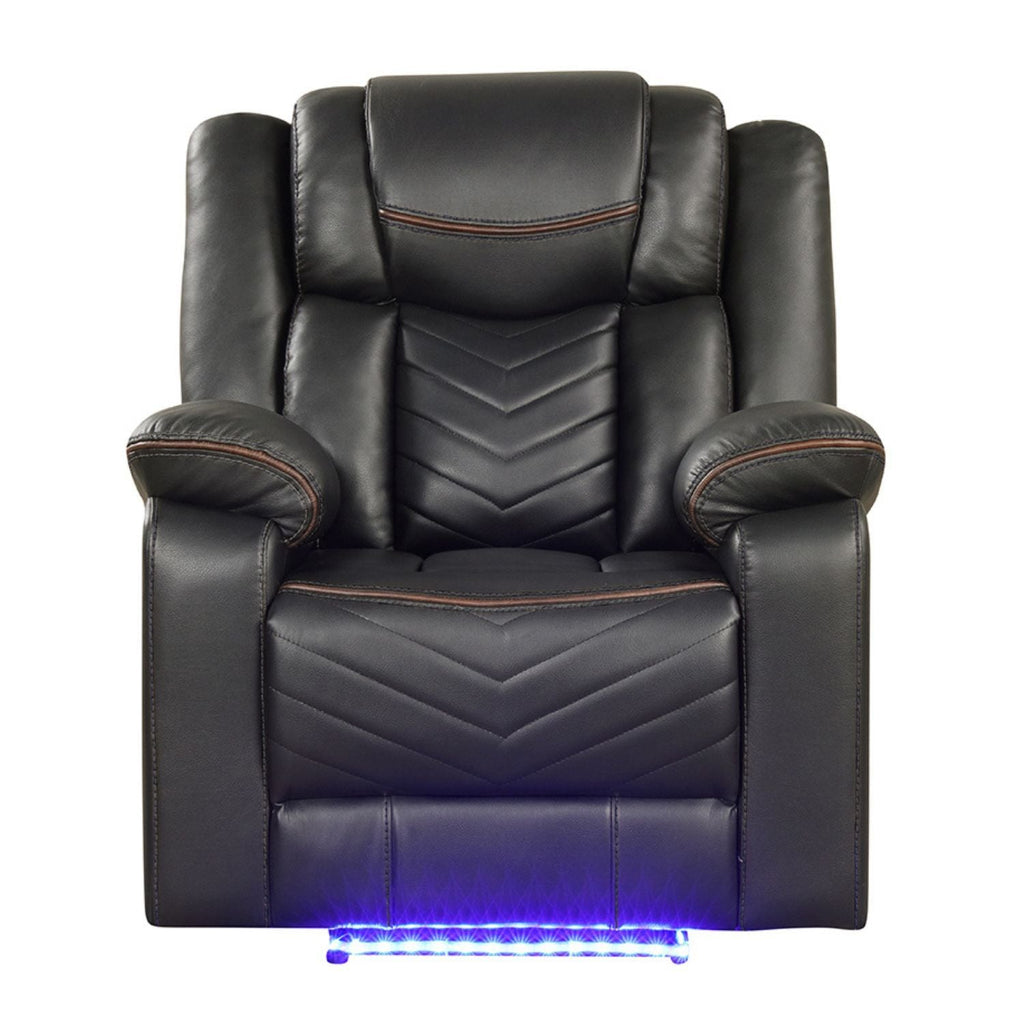 Challenger - LED Power Recliner Chair - HearthHub