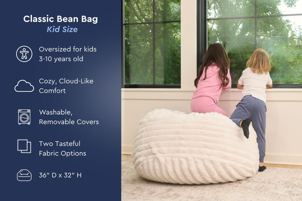 Classic Bean Bag Chair (Kid) - HearthHub