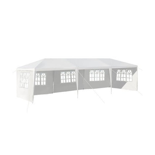 10 x 30 Feet Canopy Tent with 5 Removable Sidewalls for Party Wedding - HearthHub