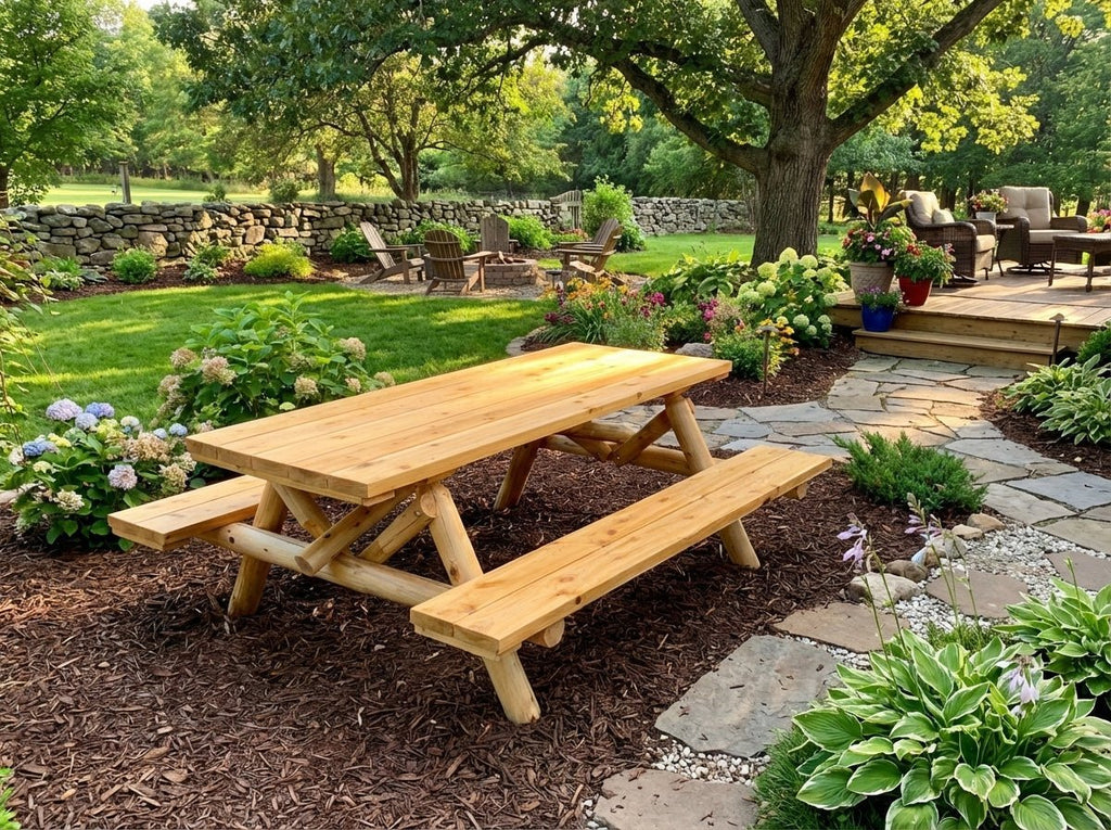 Outdoor Farmhouse Dining Table - HearthHub