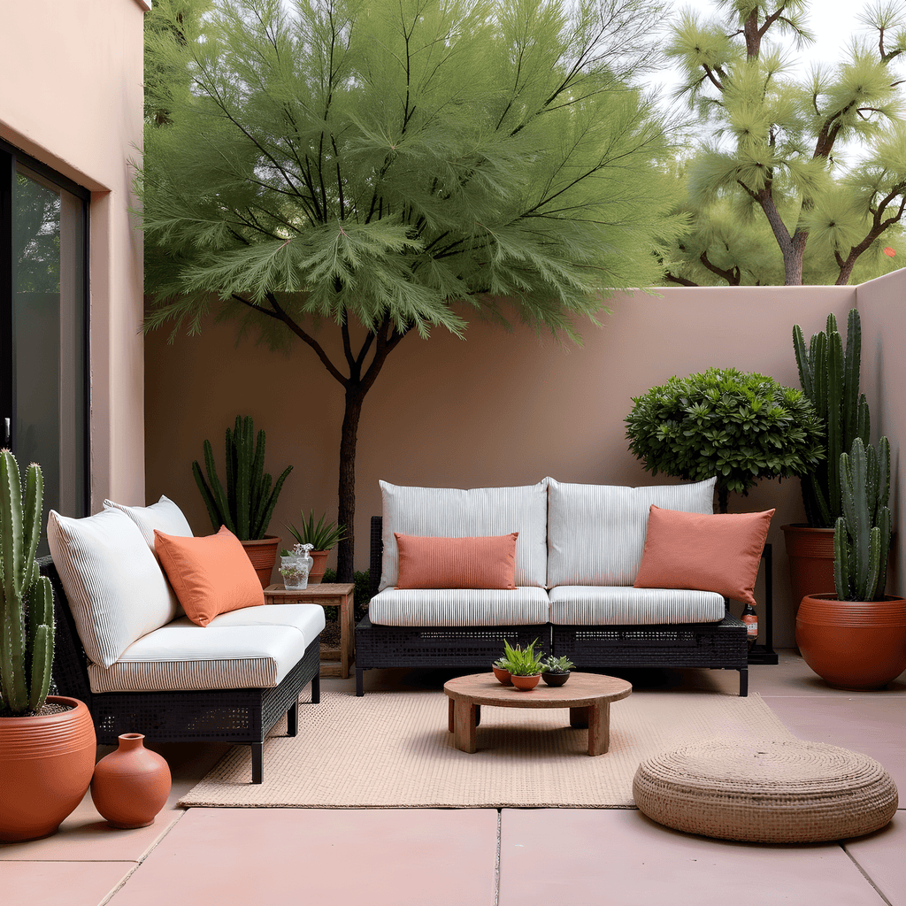 Beige Stripe Outdoor Slip Covers, Compatible with IKEA Duvholmen Kuddarna - HearthHub