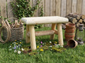 Rustic Wooden Outdoor Garden Bench - HearthHub