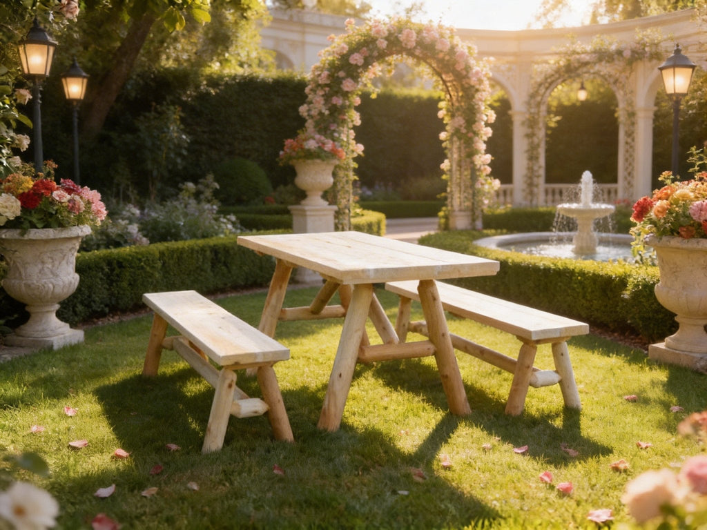 Solid Wood Farmhouse Dining Table - HearthHub