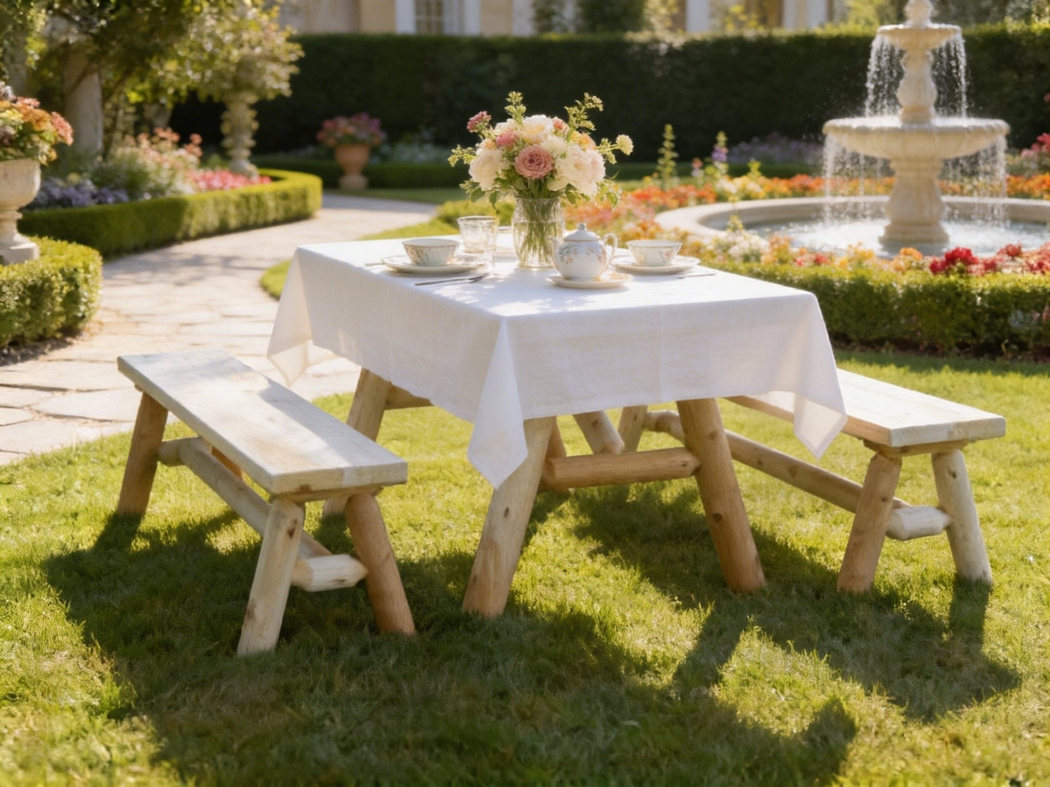 Solid Wood Farmhouse Dining Table - HearthHub